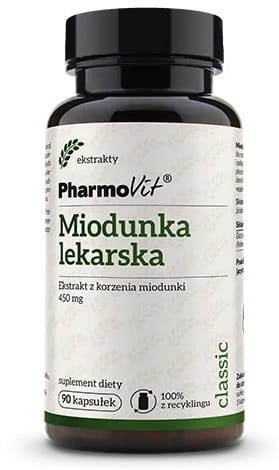 31073MIODUNKA LEKARSKA EKSTRAKT (450 mg) BEZGLUTENOWY 90 KAPSUŁEK - PHARMOVIT (CLASSIC)-1