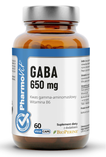 31075GABA (650 mg) BEZGLUTENOWA 60 KAPSUŁEK - PHARMOVIT (CLEAN LABEL)-1
