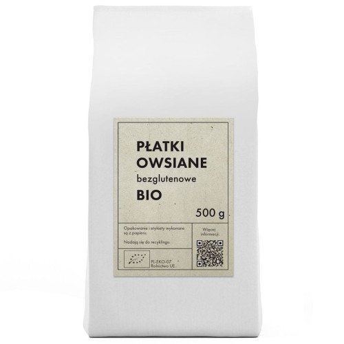 31102PŁATKI OWSIANE BEZGLUTENOWE BIO 500 g - THE PLANET-1