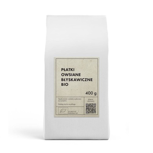 31104PŁATKI OWSIANE BŁYSKAWICZNE BIO 400 g - THE PLANET-1