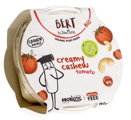 31136WEGAŃSKA ALTERNATYWA SERKA ŚMIETANKOWEGO Z ORZECHÓW NERKOWCA I POMIDORÓW BIO 140 g - BERT-1