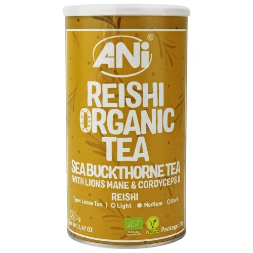 31150HERBATKA ROKITNIKOWA Z REISHI, LION'S MANE I CORDYCEPS BIO 70 g - ANI-1