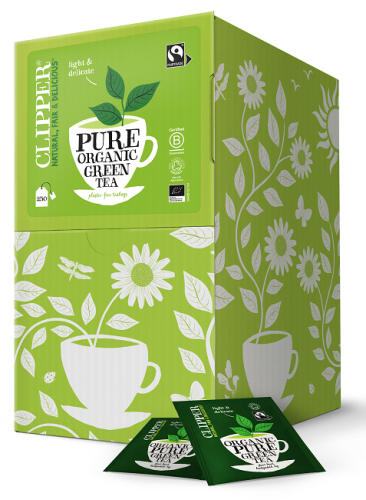31155HERBATA ZIELONA FAIR TRADE BIO (250 x 2,0 g) 500 g - CLIPPER-1