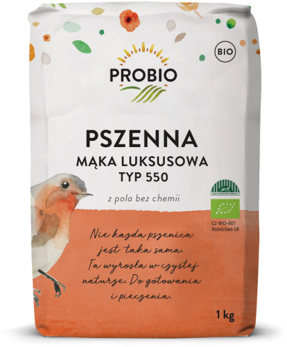 31248MĄKA PSZENNA LUKSUSOWA TYP 550 BIO 1 kg - PROBIO-1