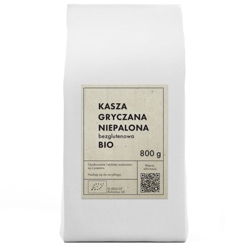 31252KASZA GRYCZANA NIEPALONA BEZGLUTENOWA BIO 800 g - THE PLANET-1