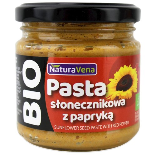 31276PASTA SŁONECZNIKOWA Z PAPRYKĄ BIO 185 g - NATURAVENA-1