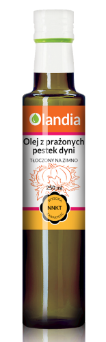 31285OLEJ Z PRAŻONYCH PESTEK DYNI TŁOCZONY NA ZIMNO 250 ml - OLANDIA-1