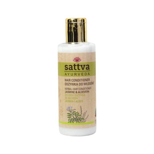 31337ODŻYWKA DO WŁOSÓW JAŚMIN I ALOES 210 ml - SATTVA (AYURVEDA)-1