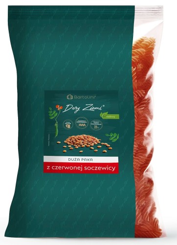 31389MAKARON PROTEINOWY (Z SOCZEWICY CZERWONEJ) ŚWIDERKI 1 kg - BARTOLINI-1