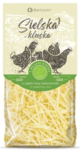 31391MAKARON (Z JAJ KURY ZIELONONÓŻKI) KRAJANKA BIO 250 g - BARTOLINI (SIELSKA KLUSKA)-1