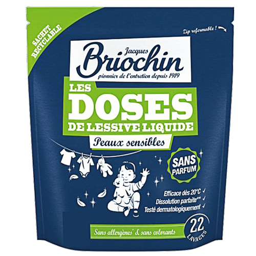 31404KAPSUŁKI DO PRANIA BEZZAPACHOWE DLA SKÓRY WRAŻLIWEJ (22 szt.) - BRIOCHIN-1