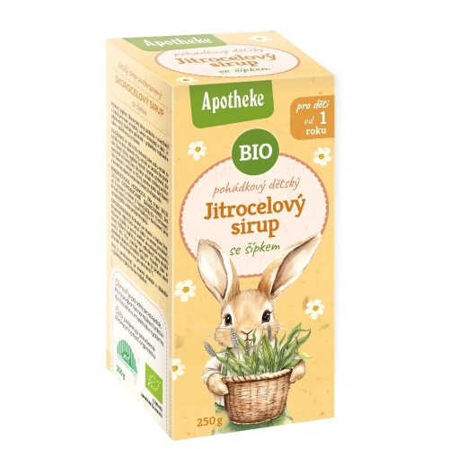 31479SYROP DLA DZIECI Z BABKI LANCETOWATEJ I DZIKIEJ RÓŻY OD 1 ROKU ŻYCIA BIO 250 g - APOTHEKE-1