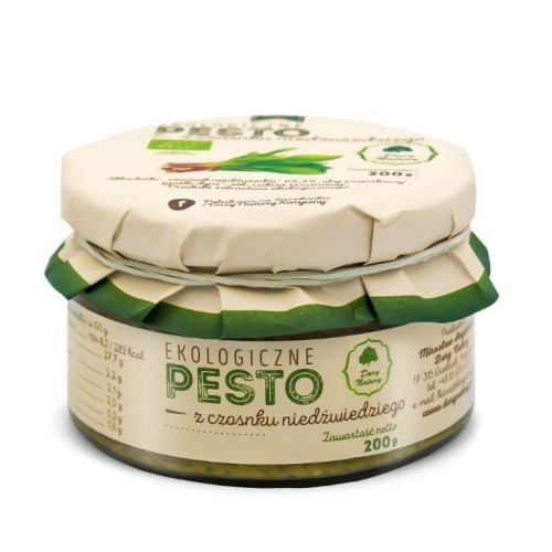 21126PESTO Z CZOSNKU NIEDŹWIEDZIEGO BIO 200 g - DARY NATURY-1