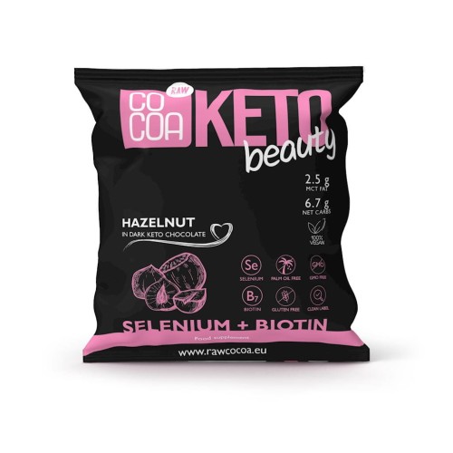 26135ORZECHY LASKOWE W KETO CZEKOLADZIE CIEMNEJ BEAUTY 70 g - COCOA-1