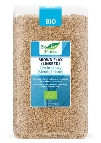 14567LEN BRĄZOWY (SIEMIĘ LNIANE) BIO 1 kg - BIO PLANET-1