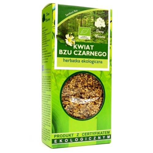 7759HERBATKA Z KWIATU CZARNEGO BZU BIO 50 g - DARY NATURY-1