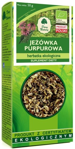 23167HERBATKA Z JEŻÓWKI PURPUROWEJ BIO 50 g - DARY NATURY-1