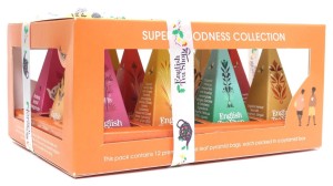 Kolekcja herbatek owocowo - ziołowych bio piramidki (super goodness - 6 smaków) (12 x 2 g) 24 g - english tea shop