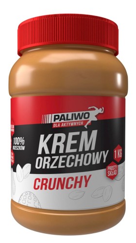 23358KREM ORZECHOWY CRUNCHY 100 % BEZ DODATKU SOLI I CUKRÓW 1 kg  - PALIWO DLA AKTYWNYCH-1