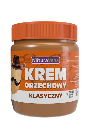 23298KREM ORZECHOWY KLASYCZNY 100 % BEZ DODATKU SOLI I CUKRÓW 340 g - NATURAVENA-1