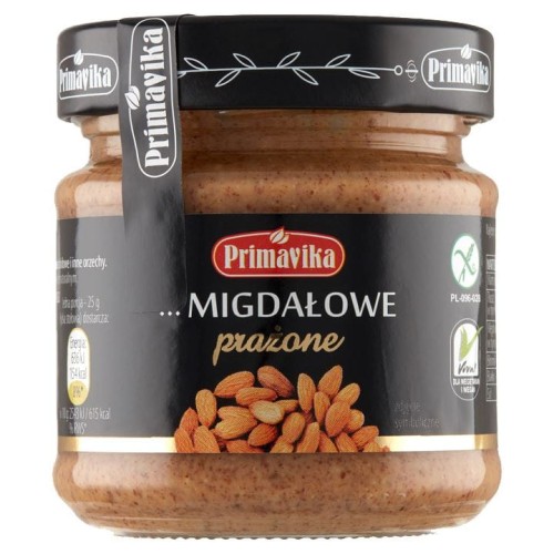 22646PASTA Z PRAŻONYCH MIGDAŁÓW BEZGLUTENOWA 185 g - PRIMAVIKA-1