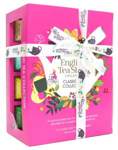 Kolekcja herbat i herbatek klasycznych bio piramidki (classic – 12 smaków) (12 x 2 g) 24 g - english tea shop organic