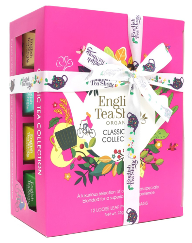 22567KOLEKCJA HERBAT I HERBATEK KLASYCZNYCH BIO PIRAMIDKI (CLASSIC – 12 SMAKÓW) (12 x 2 g) 24 g - ENGLISH TEA SHOP ORGANIC-1