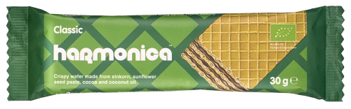 20812WAFELEK Z SAMOPSZY Z KREMEM MLECZNO - KAKAOWYM BIO 30 g - HARMONICA-1