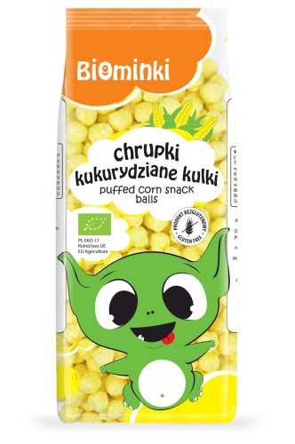 19292CHRUPKI KUKURYDZIANE KULKI BEZGLUTENOWE BIO 60 g - BIOMINKI-1