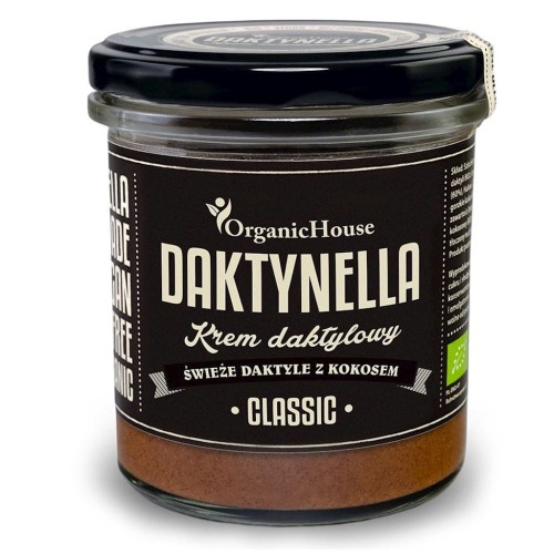 15407KREM KOKOSOWO - DAKTYLOWY CLASSIC BEZGLUTENOWY BIO 280 g - ORGANIC HOUSE (DAKTYNELLA)-1