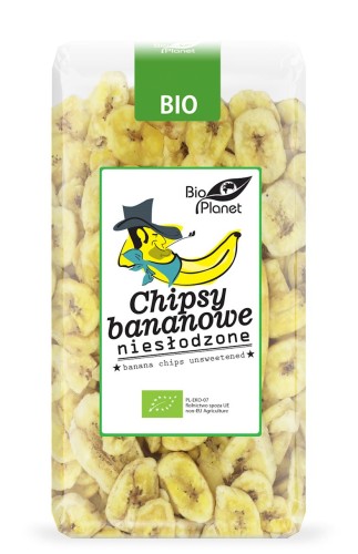 14687CHIPSY BANANOWE NIESŁODZONE BIO 350 g - BIO PLANET-1