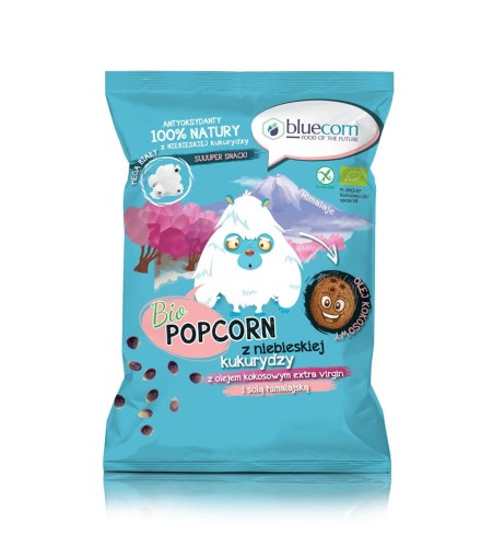 13487POPCORN Z NIEBIESKIEJ KUKURYDZY Z OLEJEM KOKOSOWYM I SOLĄ HIMALAJSKĄ BEZGLUTENOWY BIO 50 g - BLUECORN-1