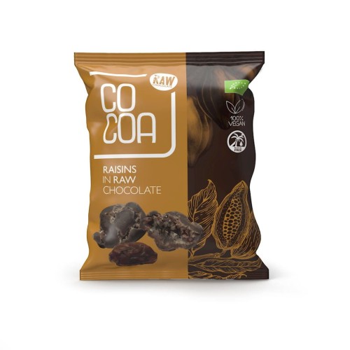 9528RODZYNKI W SUROWEJ CZEKOLADZIE BIO 70 g - COCOA-1