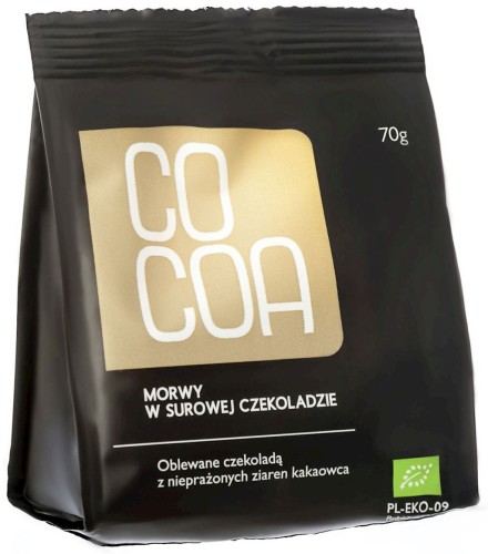 10080MORWY TURECKIE W SUROWEJ CZEKOLADZIE BIO 70 g - COCOA-1