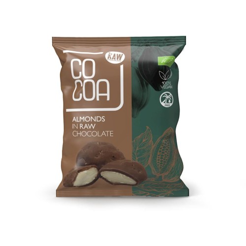 10083MIGDAŁY W SUROWEJ CZEKOLADZIE BIO 70 g - COCOA-1