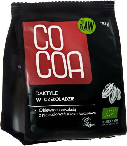 10216DAKTYLE W SUROWEJ CZEKOLADZIE BIO 70 g - COCOA-1