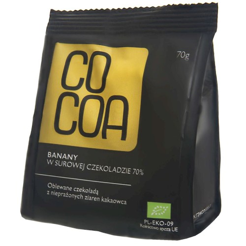 10556BANANY W CZEKOLADZIE BIO 70 g - COCOA-1