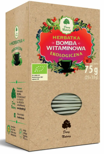 21344HERBATKA BOMBA WITAMINOWA BIO (25 x 3 g) 75 g - DARY NATURY-1