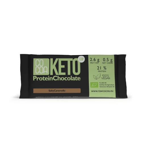 26242CZEKOLADA KETO PROTEINOWA O SMAKU SŁONEGO KARMELU BIO 40 g - COCOA-1