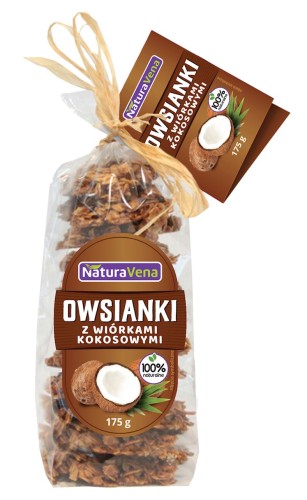 23303CIASTKA OWSIANKI Z WIÓRKAMI KOKOSOWYMI 175 g - NATURAVENA-1