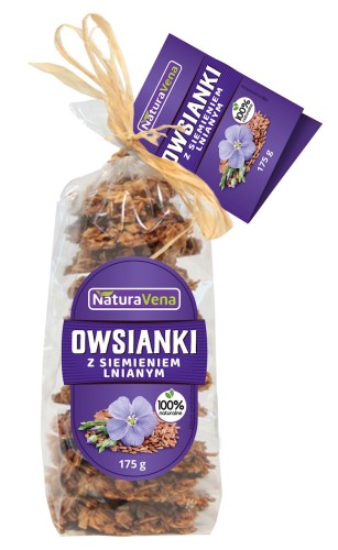 23304CIASTKA OWSIANKI Z SIEMIENIEM LNIANYM 175 g - NATURAVENA-1