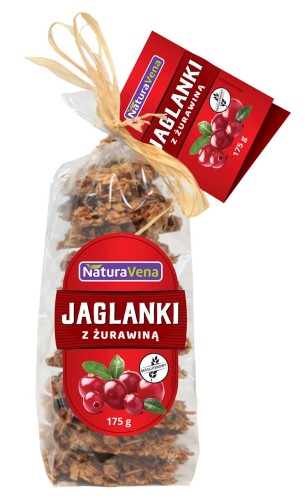 23308CIASTKA JAGLANKI Z ŻURAWINĄ BEZGLUTENOWE 175 g - NATURAVENA-1