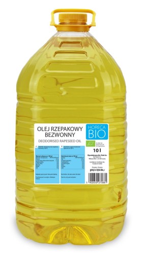 22021OLEJ RZEPAKOWY DO GOTOWANIA I SMAŻENIA BIO 10 L - HORECA-1