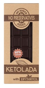 Tabliczka bez dodatku cukrów 100 g - ketolada
