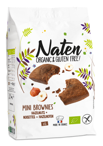 15431CIASTKA BROWNIES Z CZEKOLADĄ I ORZECHAMI LASKOWYMI BEZGLUTENOWE BIO 170 g - NATEN-1