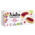 15436CIASTKA TARTALETKI Z DŻEMEM MALINOWYM BEZGLUTENOWE BIO 130 g - NATEN-1
