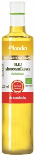14070OLEJ SŁONECZNIKOWY DO SMAŻENIA TŁOCZONY NA ZIMNO BIO 500 ml - OLANDIA-1