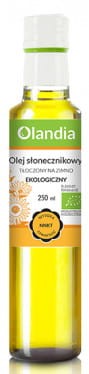 14053OLEJ SŁONECZNIKOWY TŁOCZONY NA ZIMNO BIO 250 ml - OLANDIA-1