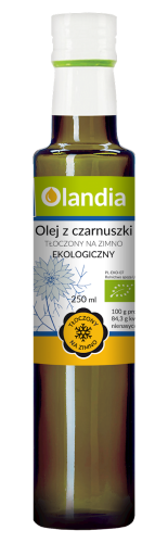 14058OLEJ Z CZARNUSZKI TŁOCZONY NA ZIMNO BIO 250 ml - OLANDIA-1