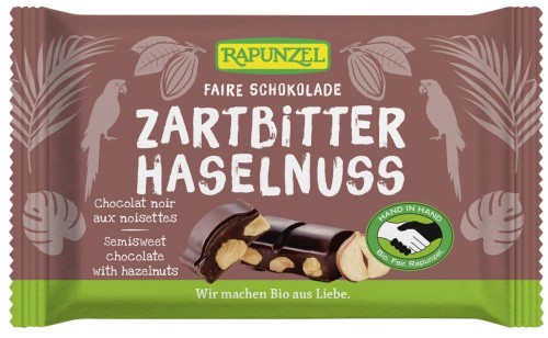 7876CZEKOLADA GORZKA Z ORZECHAMI LASKOWYMI BIO 100 g - RAPUNZEL-1